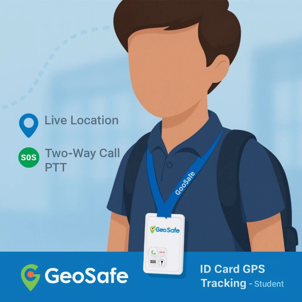 Advance ID Badge GPS Tracker (4G LTE, PTT Walkie-Talkie, Two-Way Calls & SOS)
